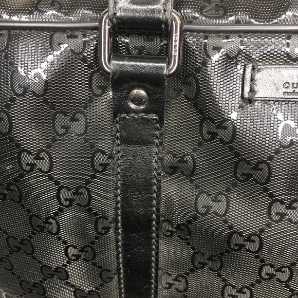 Authentic Gucci unisex black laptop bag - Picture 6 of 16